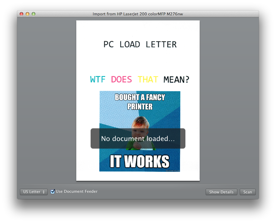 Preview ready to scan my multipage document